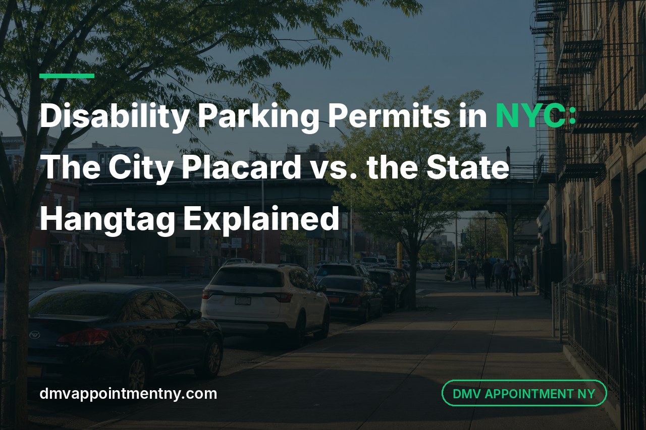 Disability Parking Permits in NYC: The City Placard vs. the State Hangtag Explained