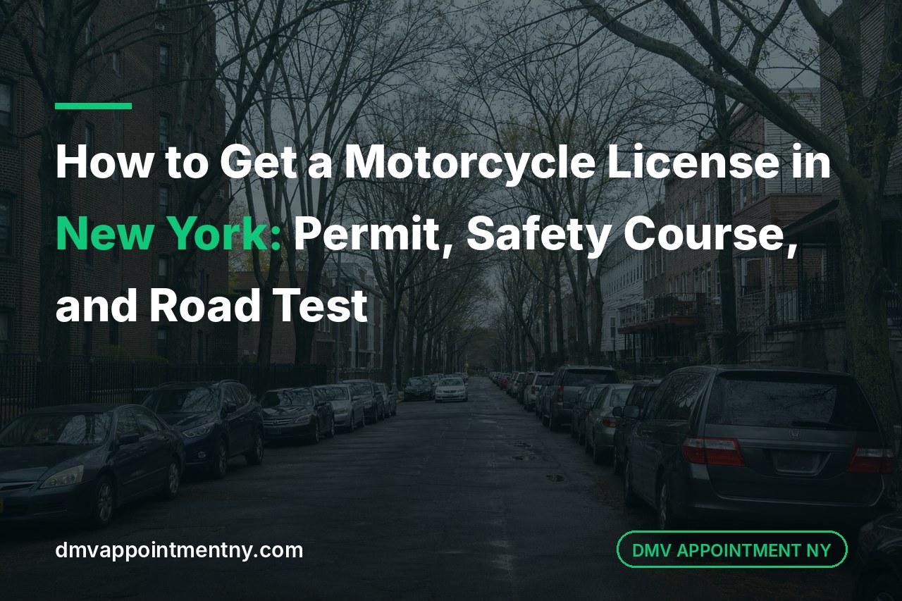 How to Get a Motorcycle License in New York: Permit, Safety Course, and Road Test